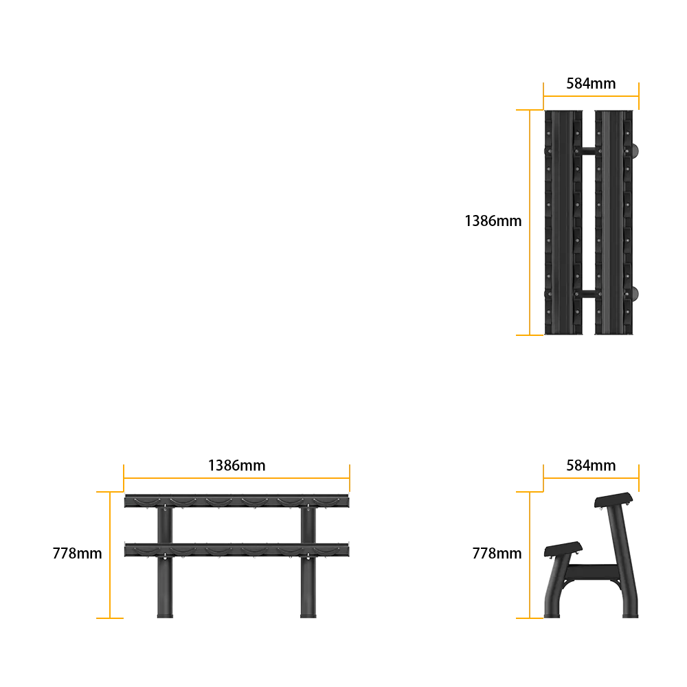 Dumbbell Rack (6 Pair) - view 5