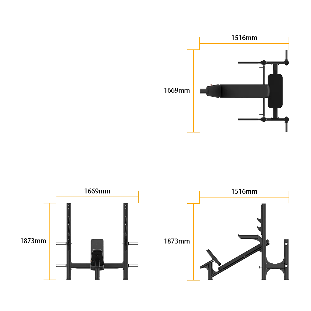 Incline Olympic Bench - view 5