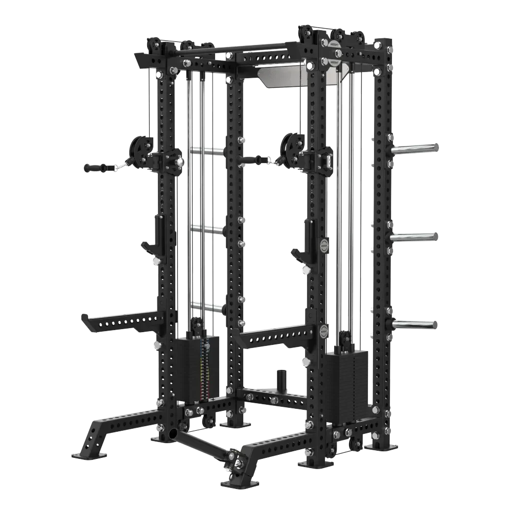 Half Rack With Dual Pulley - view 2