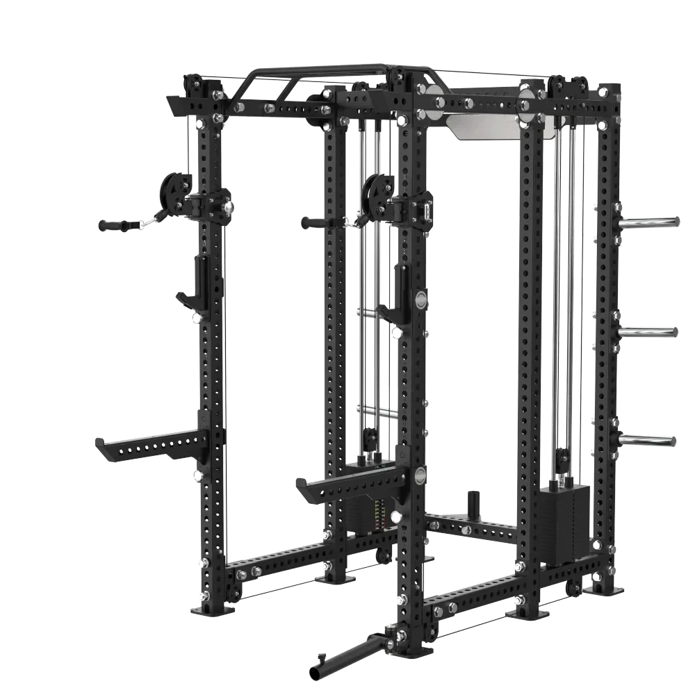 Power Rack With Dual Pulley - view 2