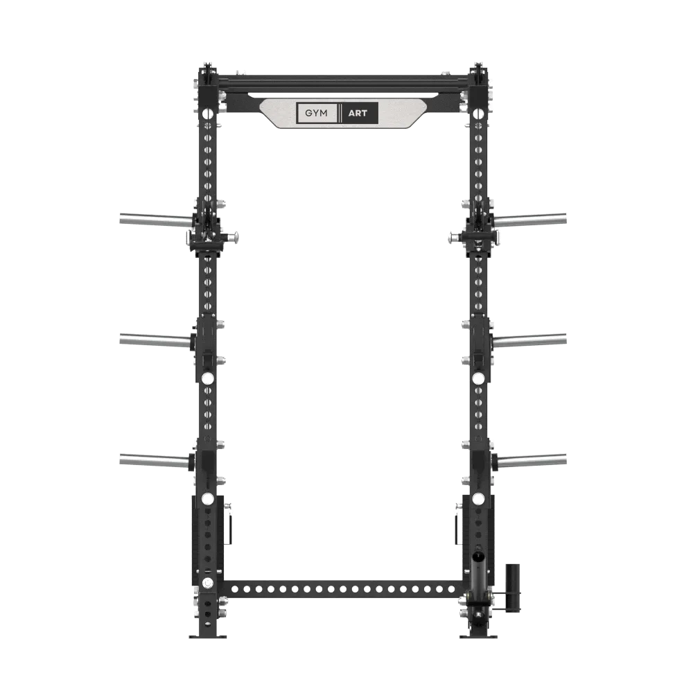 Wall-Mounted Half Rack With Dual Pulley - view 3