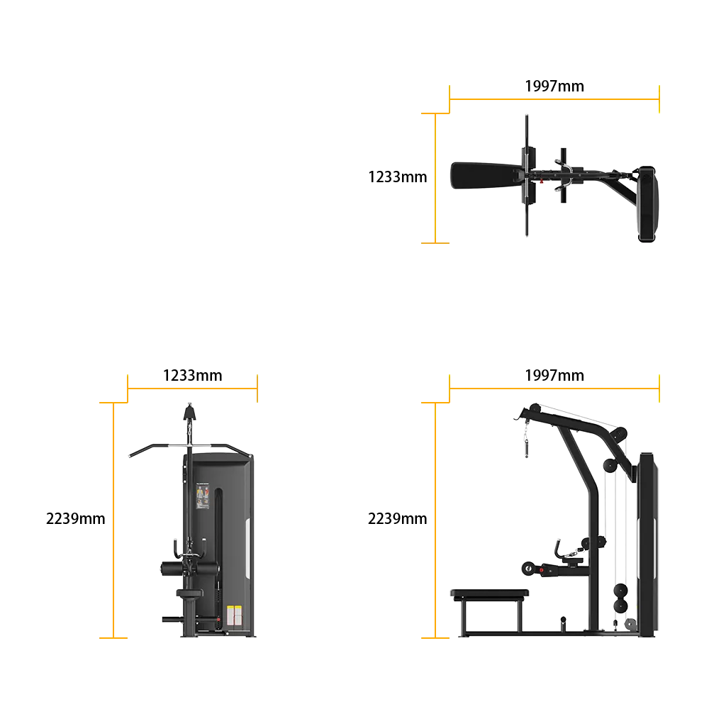 Lat Pulldown/Seated Row - view 5