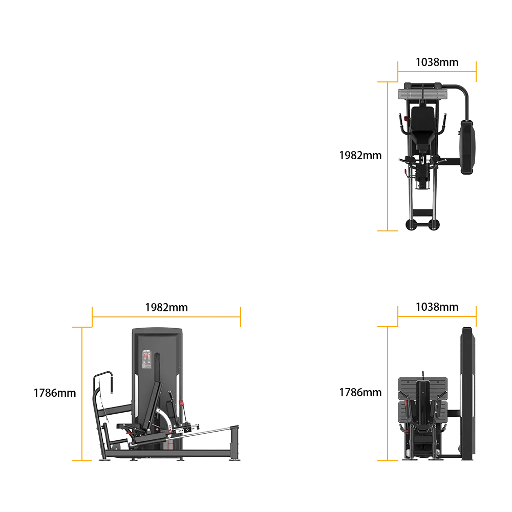 Leg Press/Hack Squat - view 5
